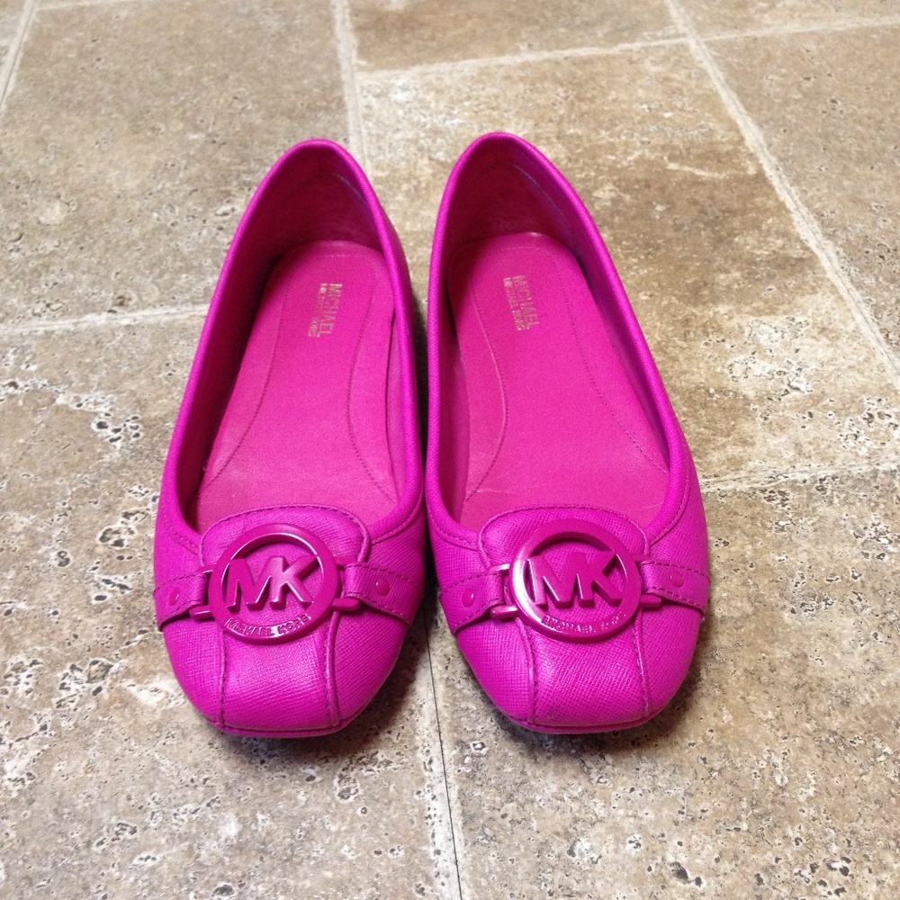 Michael Kors Fuschia Fulton Flats